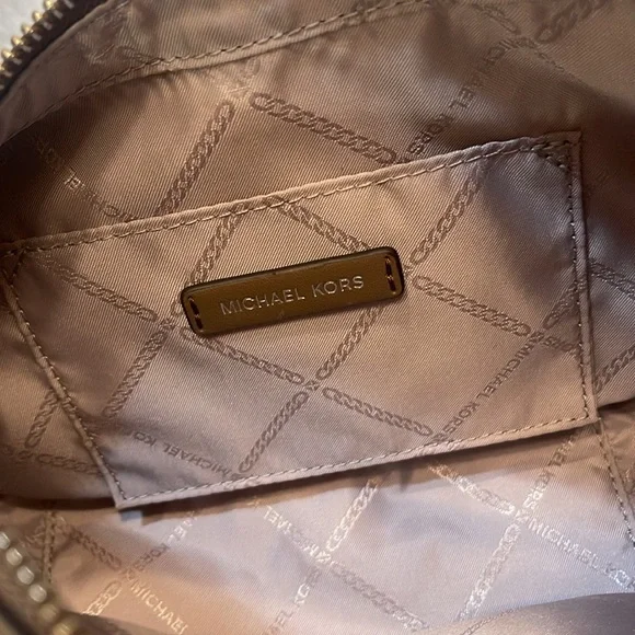 Michael by Michael Kors Brown Avra Convertible Sling Crossbody bag